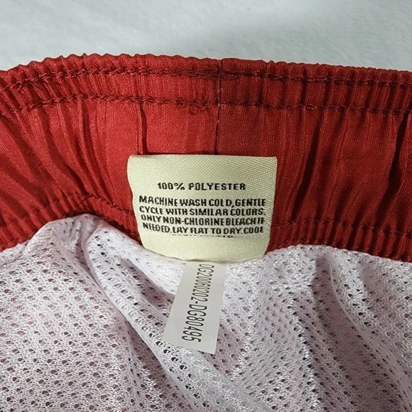 Open Trails Men's Red, White & Blue Swim Trunks Mesh Liner Size XL - Picture 4 of 7